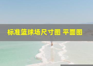 标准篮球场尺寸图 平面图